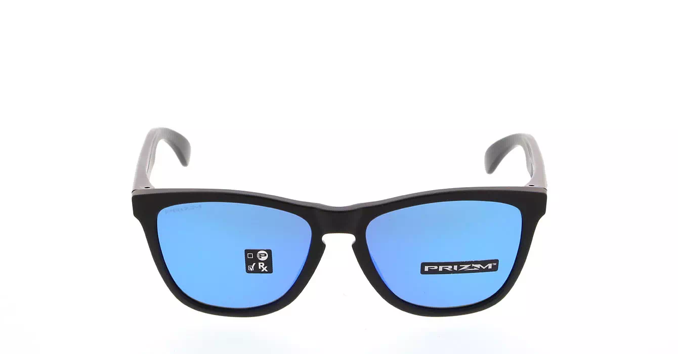 Oakley (A) Frogskin Matte Blk W/prizm Sapphire Irid (OO9245-61) s54
