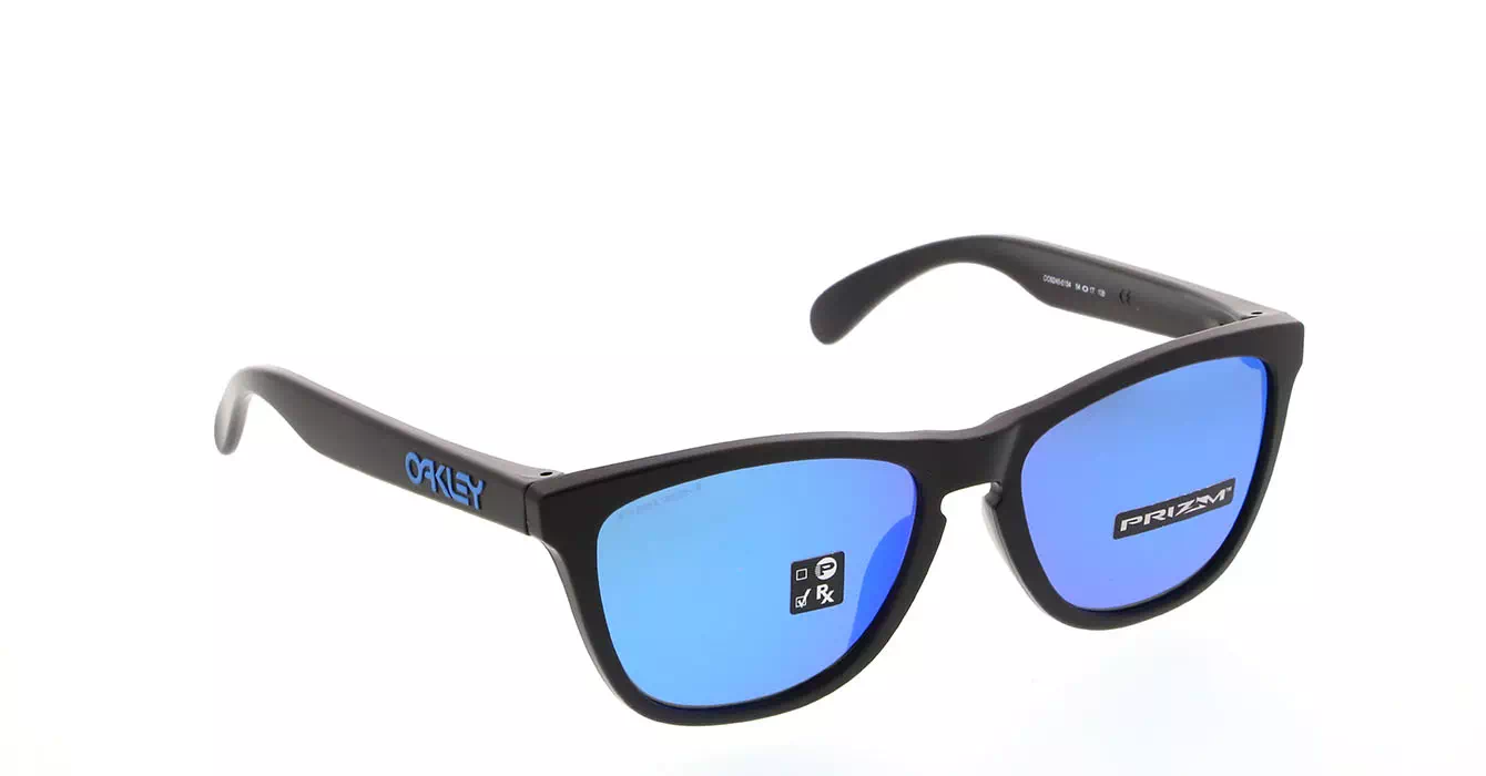 Oakley (A) Frogskin Matte Blk W/prizm Sapphire Irid (OO9245-61) s54