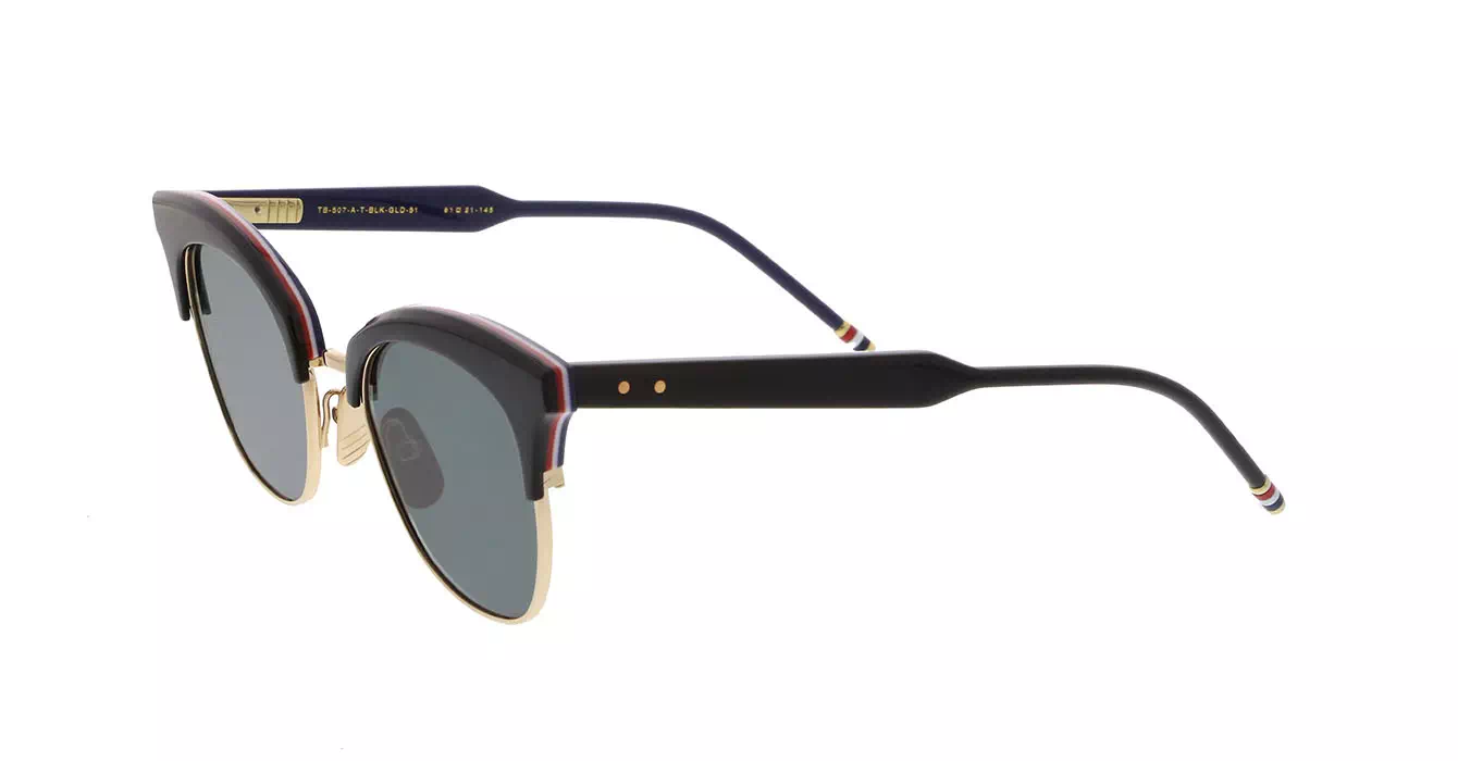Thom Browne TB-507 col A-T-BLK-GLD 12K