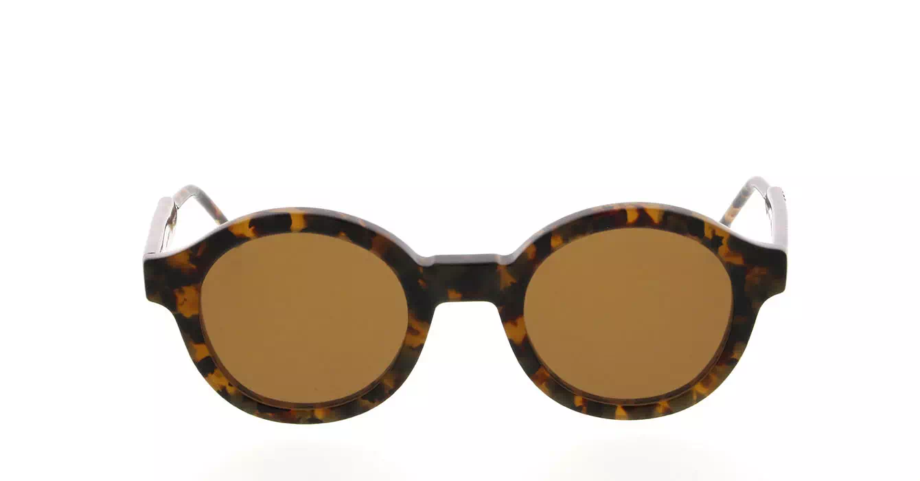 Thom Browne TBS411 col 02A W/BROWN SOLID+AR