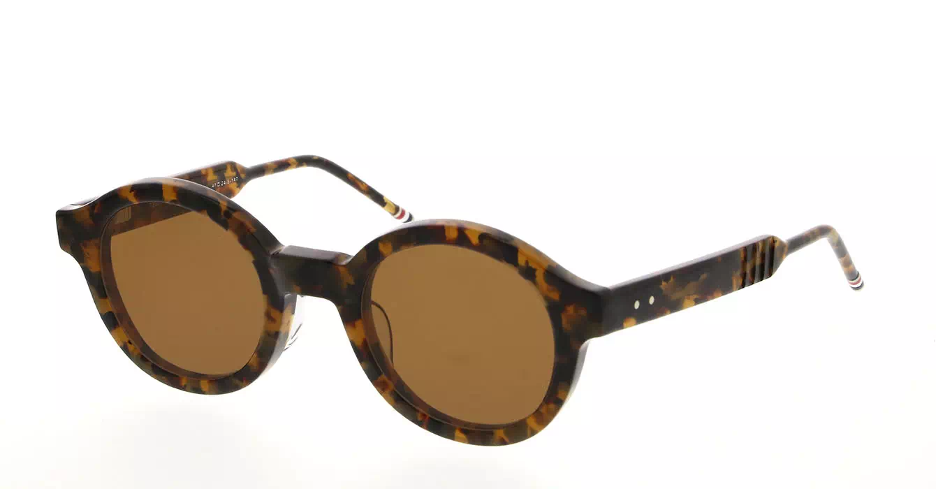 Thom Browne TBS411 col 02A W/BROWN SOLID+AR