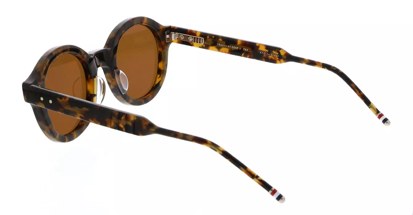 Thom Browne TBS411 col 02A W/BROWN SOLID+AR
