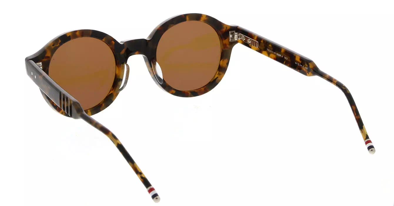 Thom Browne TBS411 col 02A W/BROWN SOLID+AR