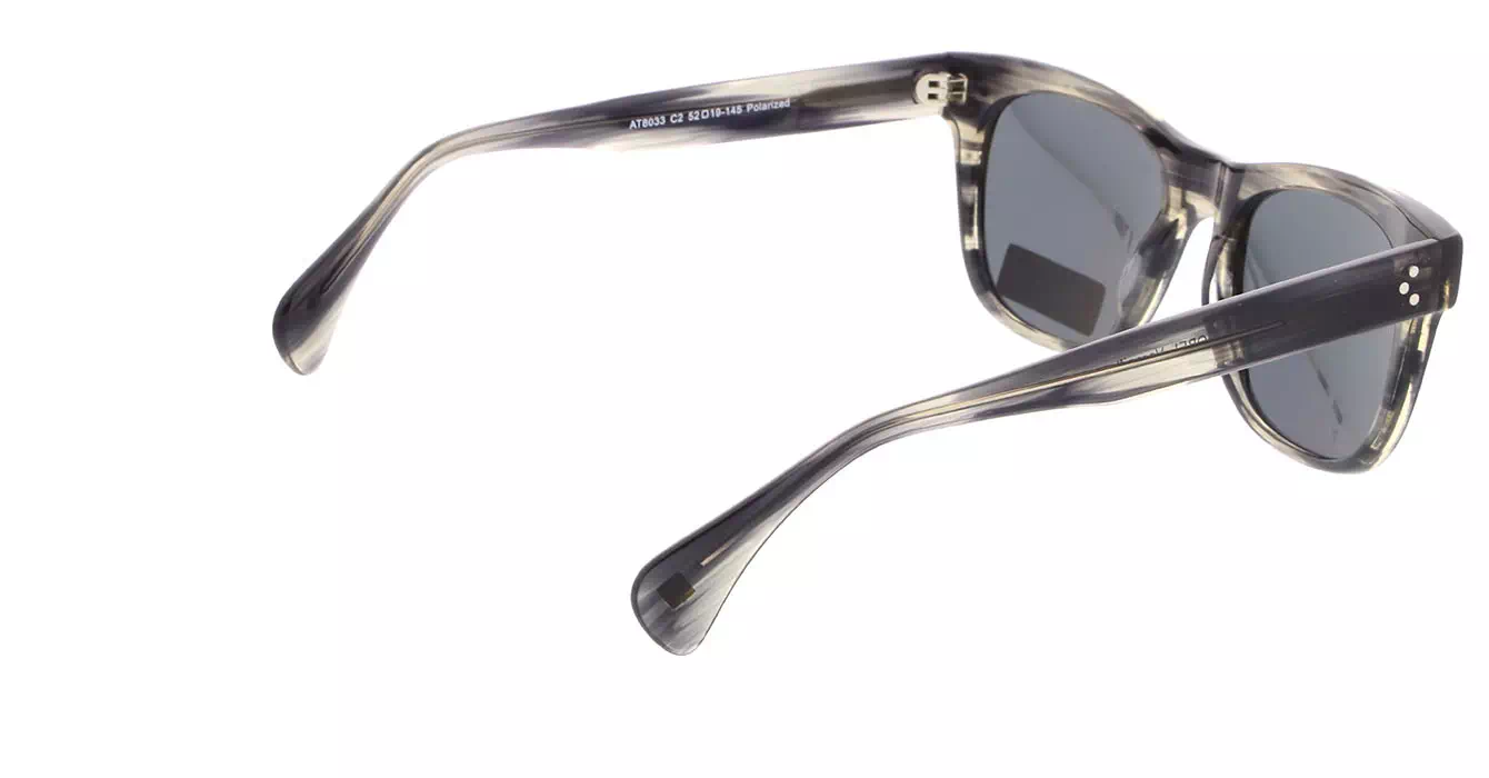 Franc Nobel AT8033 col 2 s52 POLARIZED STRIPE-GREY VERSAILLES