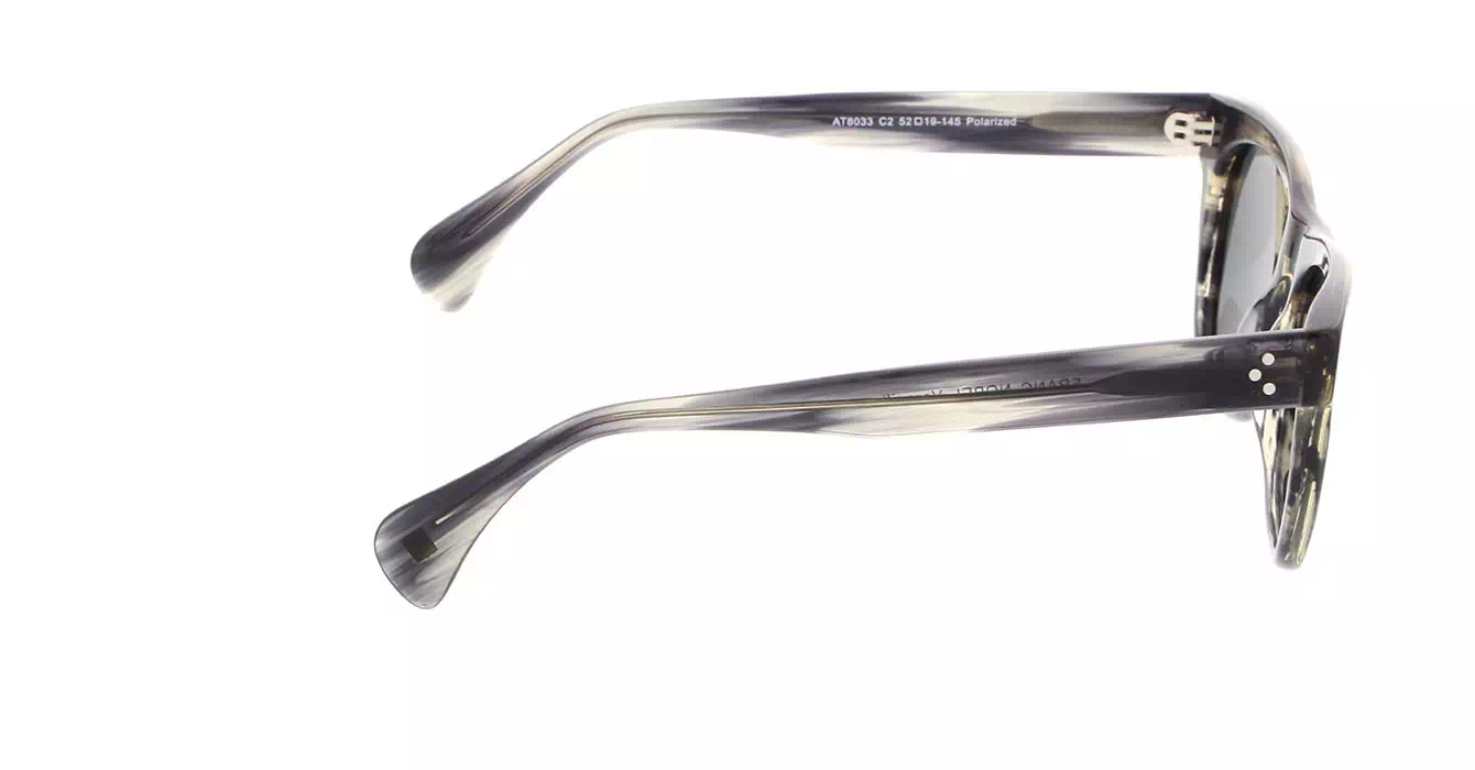 Franc Nobel AT8033 col 2 s52 POLARIZED STRIPE-GREY VERSAILLES