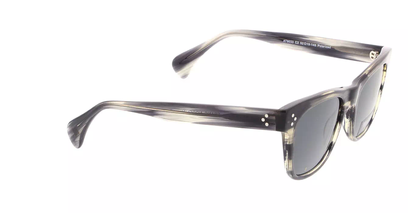 Franc Nobel AT8033 col 2 s52 POLARIZED STRIPE-GREY VERSAILLES