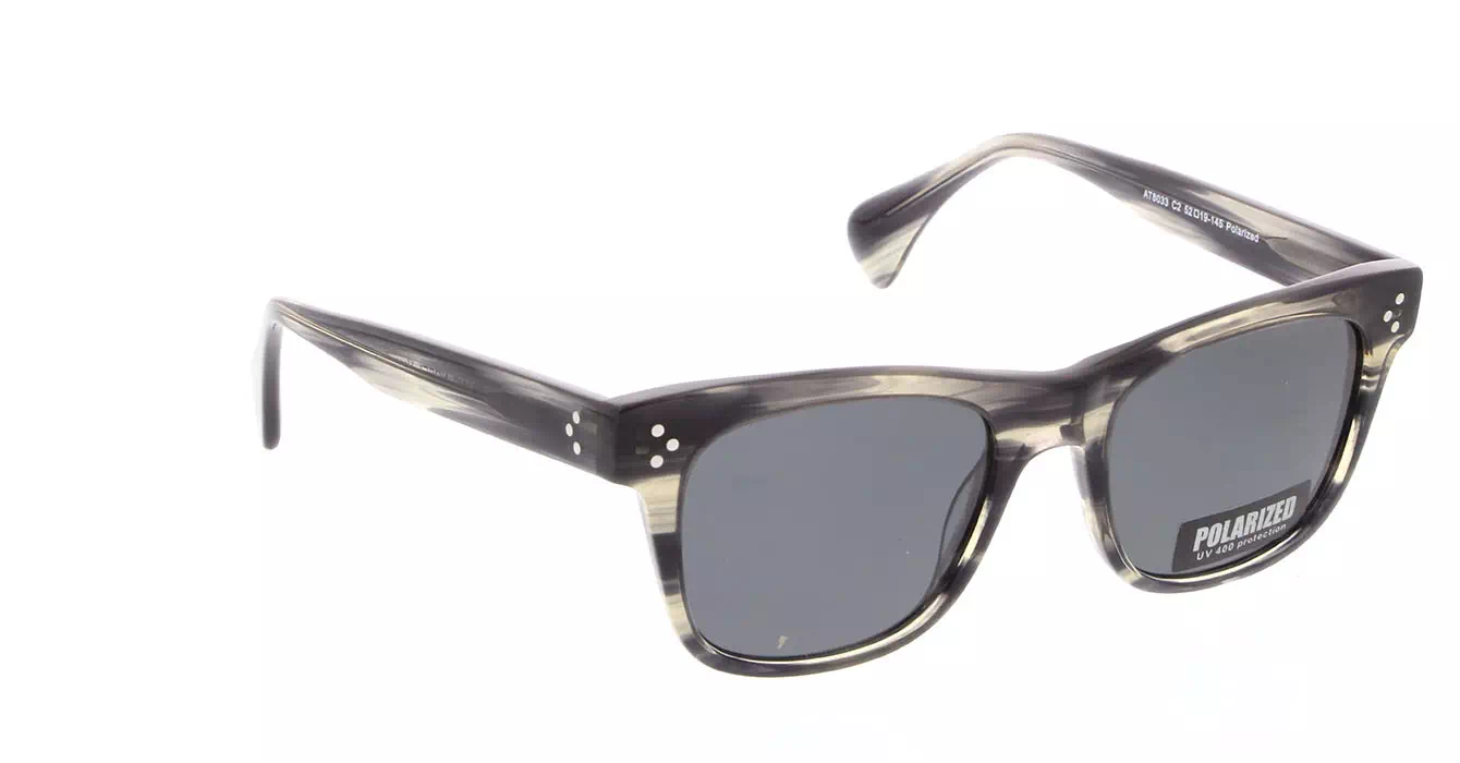 Franc Nobel AT8033 col 2 s52 POLARIZED STRIPE-GREY VERSAILLES