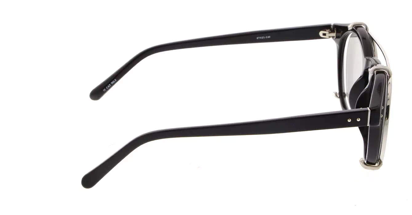Linda Farrow LFL569 col 2 BLACK/WHITE GOLD/PLATINUM