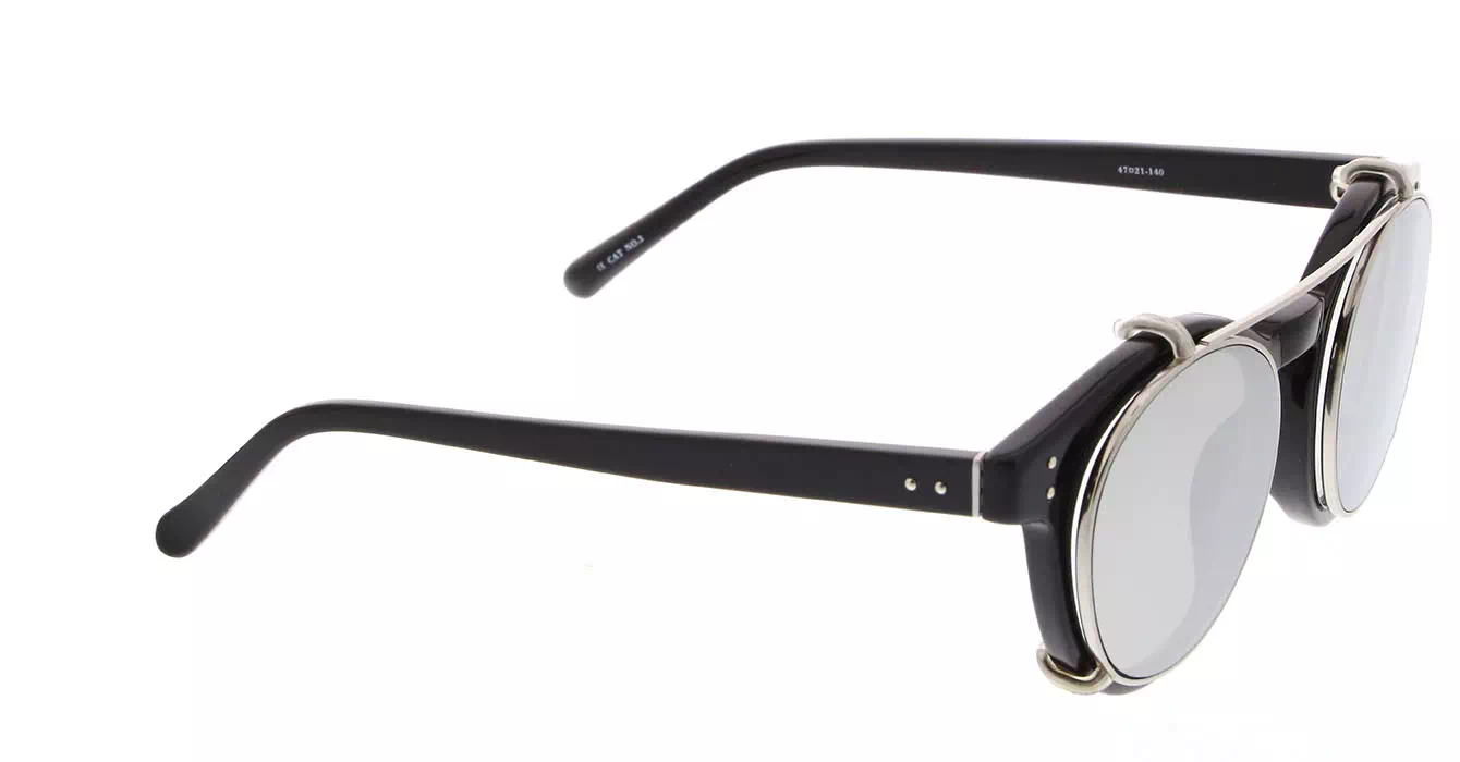 Linda Farrow LFL569 col 2 BLACK/WHITE GOLD/PLATINUM