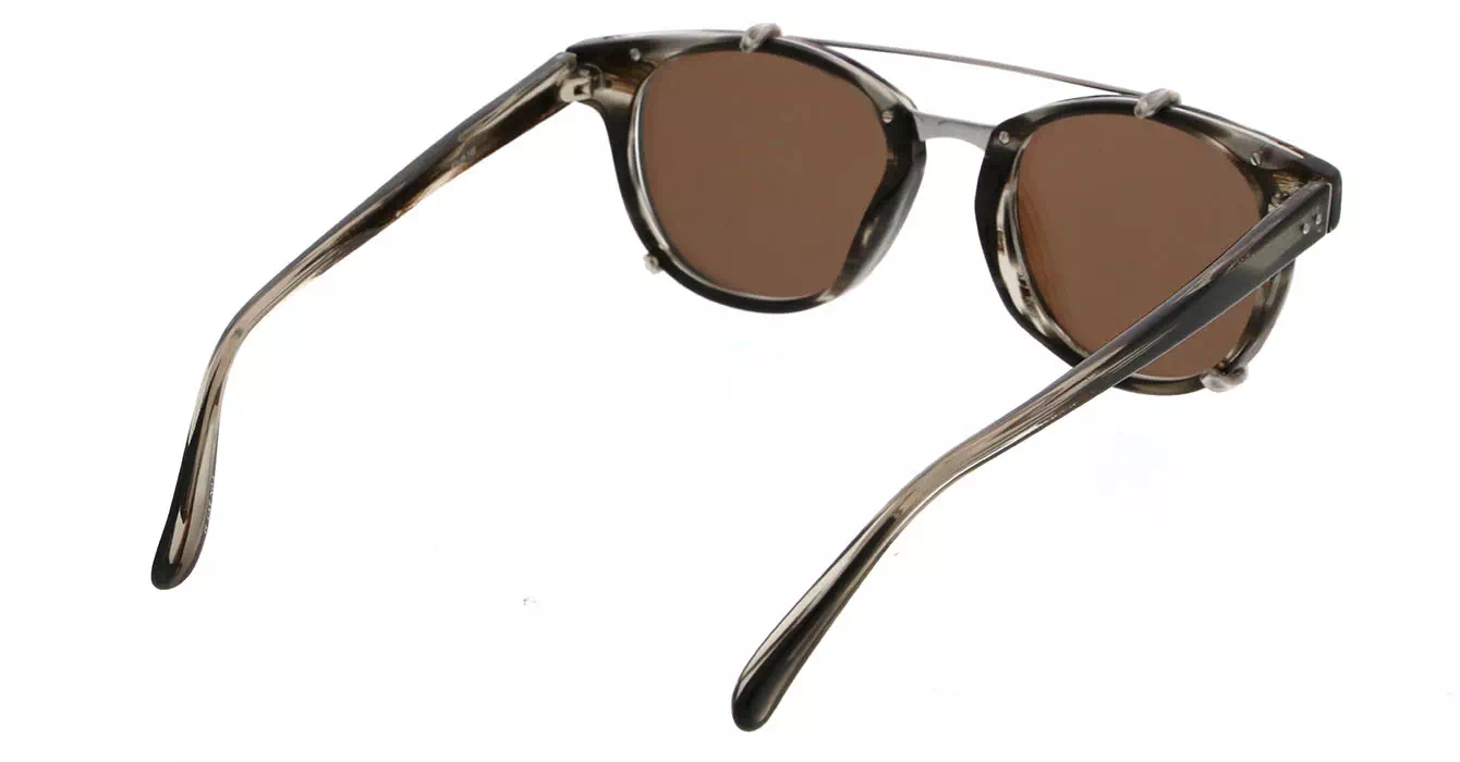 Linda Farrow LFL581 col 4 GREY HORN/WHITE GOLD/ROSE GOLD