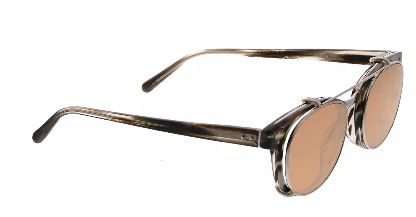 Linda Farrow LFL581 col 4 GREY HORN/WHITE GOLD/ROSE GOLD