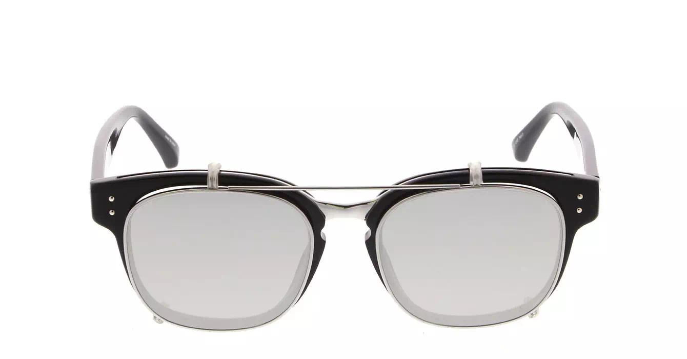 Linda Farrow LFL584 col 2 BLACK/WHITE GOLD/PLATINUM