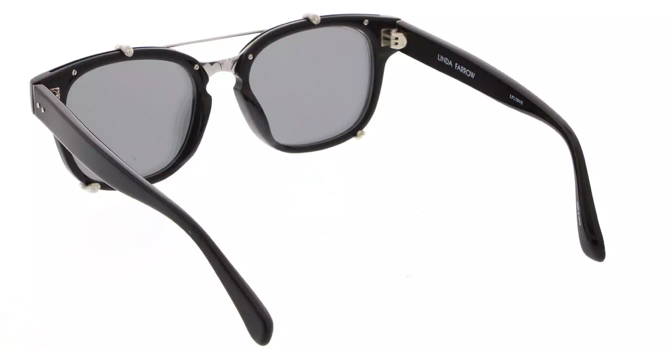 Linda Farrow LFL584 col 2 BLACK/WHITE GOLD/PLATINUM
