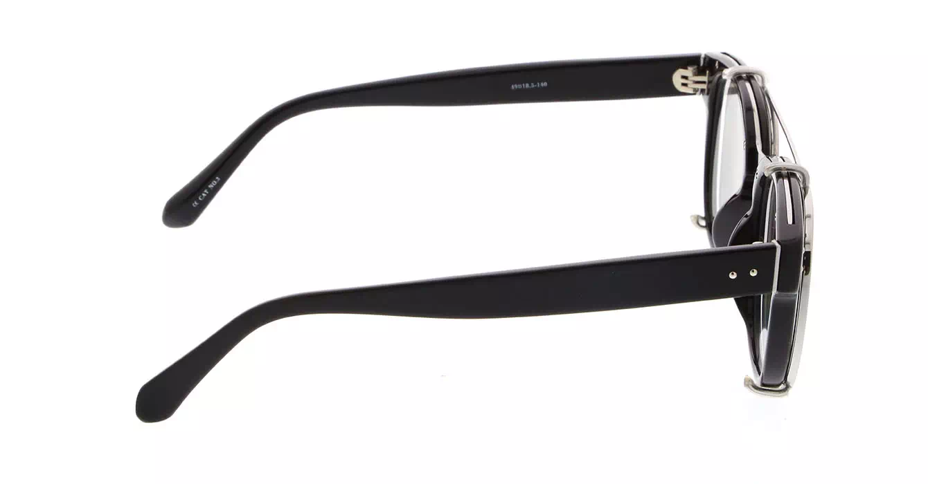 Linda Farrow LFL584 col 2 BLACK/WHITE GOLD/PLATINUM