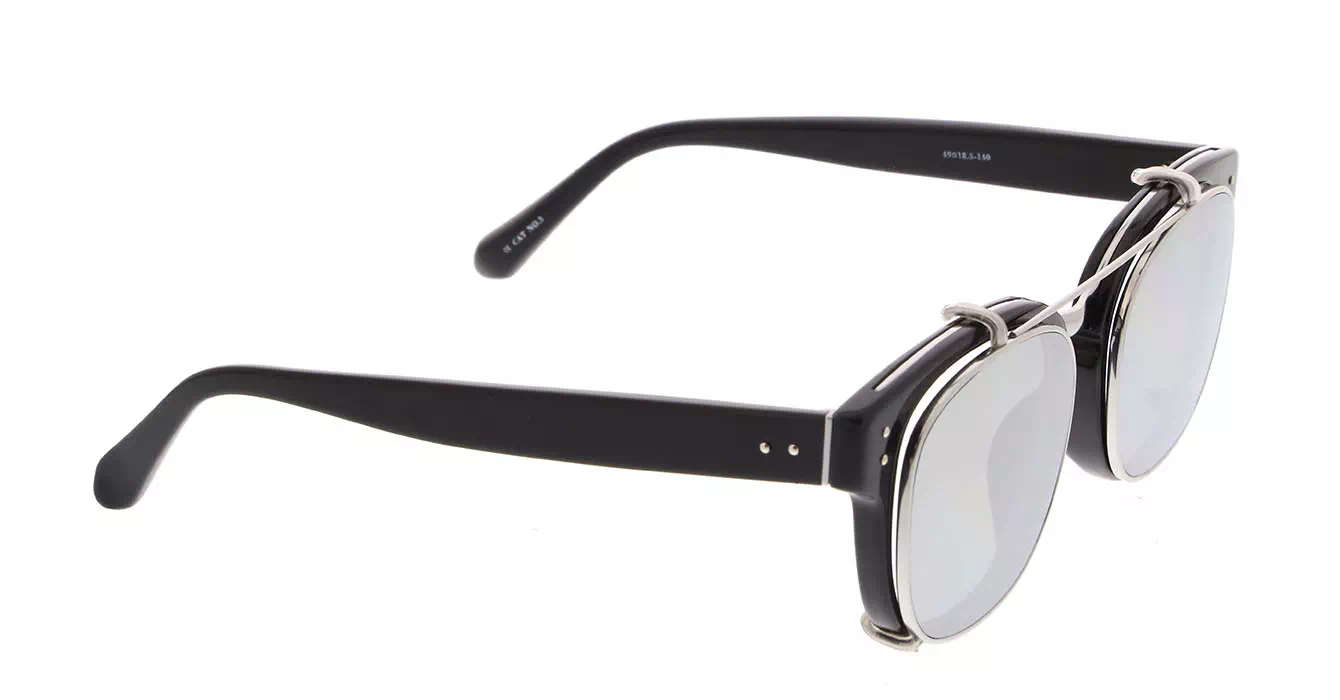 Linda Farrow LFL584 col 2 BLACK/WHITE GOLD/PLATINUM