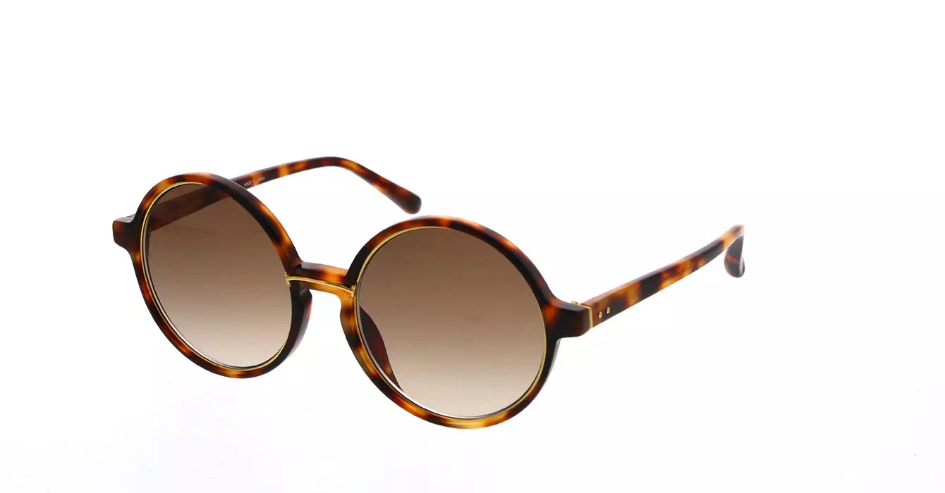 Linda Farrow LFL650 col 3 T-SHELL/YELLOW GOLD/BROWN GRAD