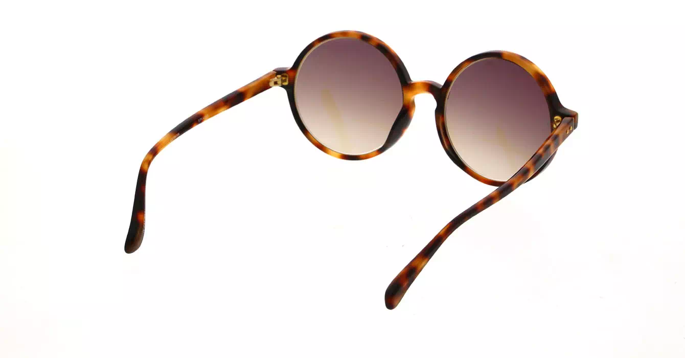 Linda Farrow LFL650 col 3 T-SHELL/YELLOW GOLD/BROWN GRAD