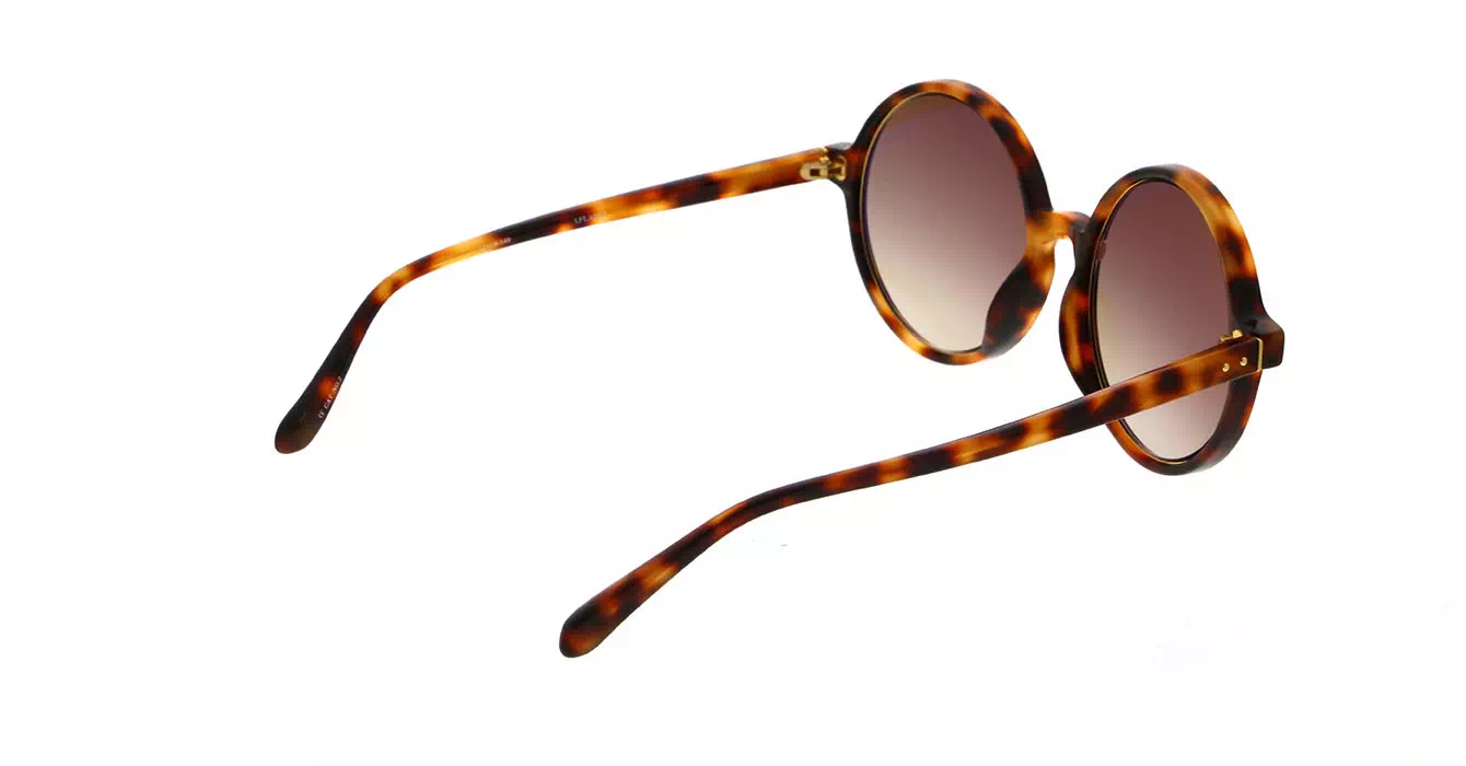 Linda Farrow LFL650 col 3 T-SHELL/YELLOW GOLD/BROWN GRAD