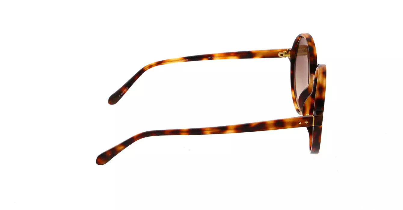 Linda Farrow LFL650 col 3 T-SHELL/YELLOW GOLD/BROWN GRAD