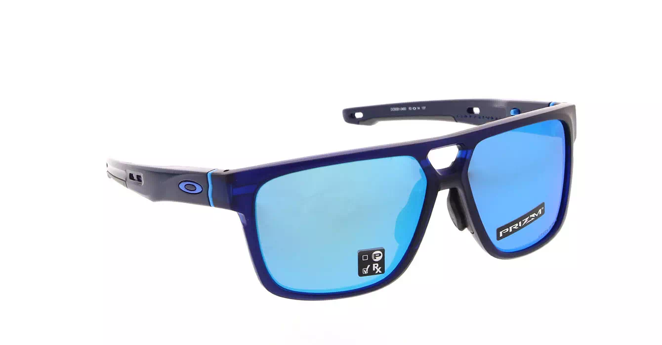 Oakley Crossrange Patch (A) Matte Translucent Blue W/prizm Spph Irid (OO9391-04) s60