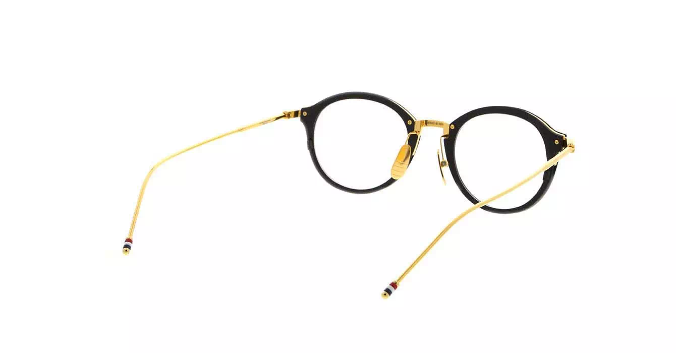 Thom Browne TB-110 col A-BLK-GLD-48