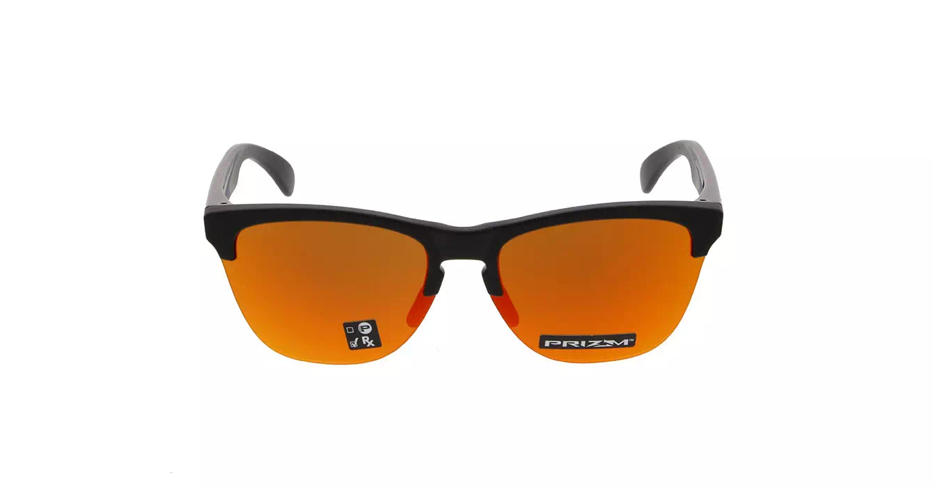 Oakley Frogskins Lite Matte Blk W/prizm Ruby (OO9374-04) s63
