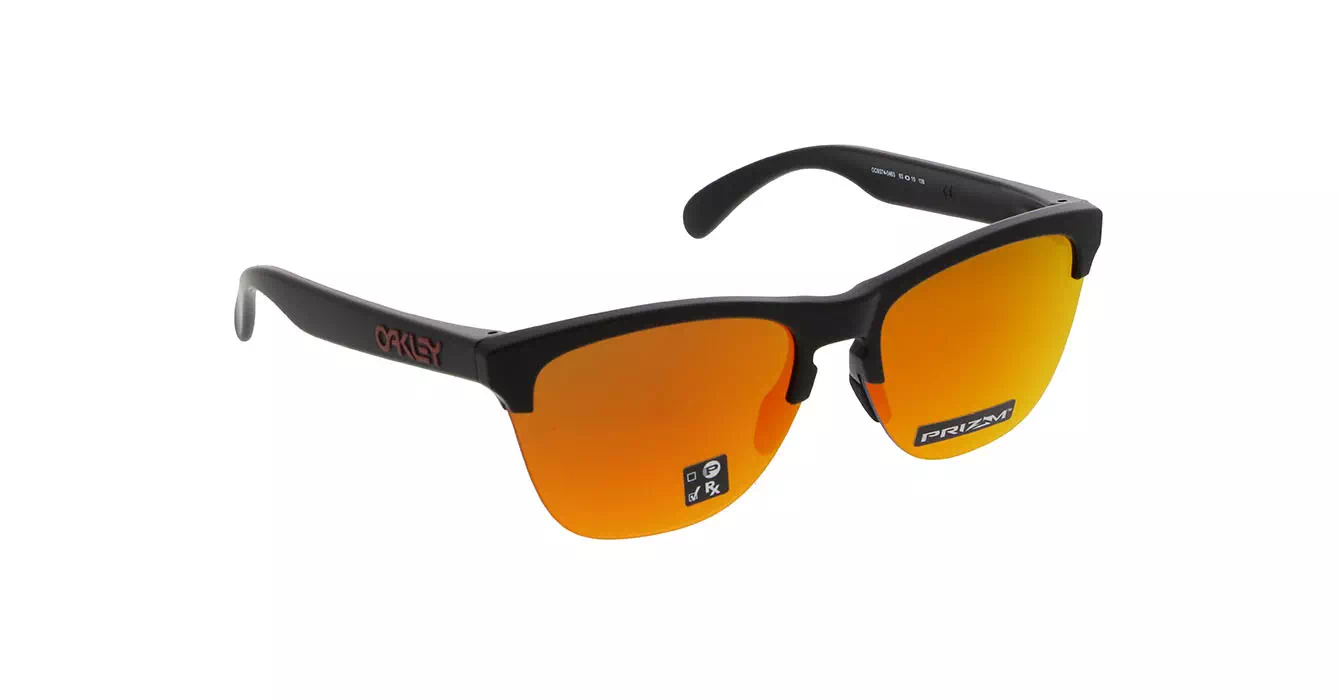 Oakley Frogskins Lite Matte Blk W/prizm Ruby (OO9374-04) s63