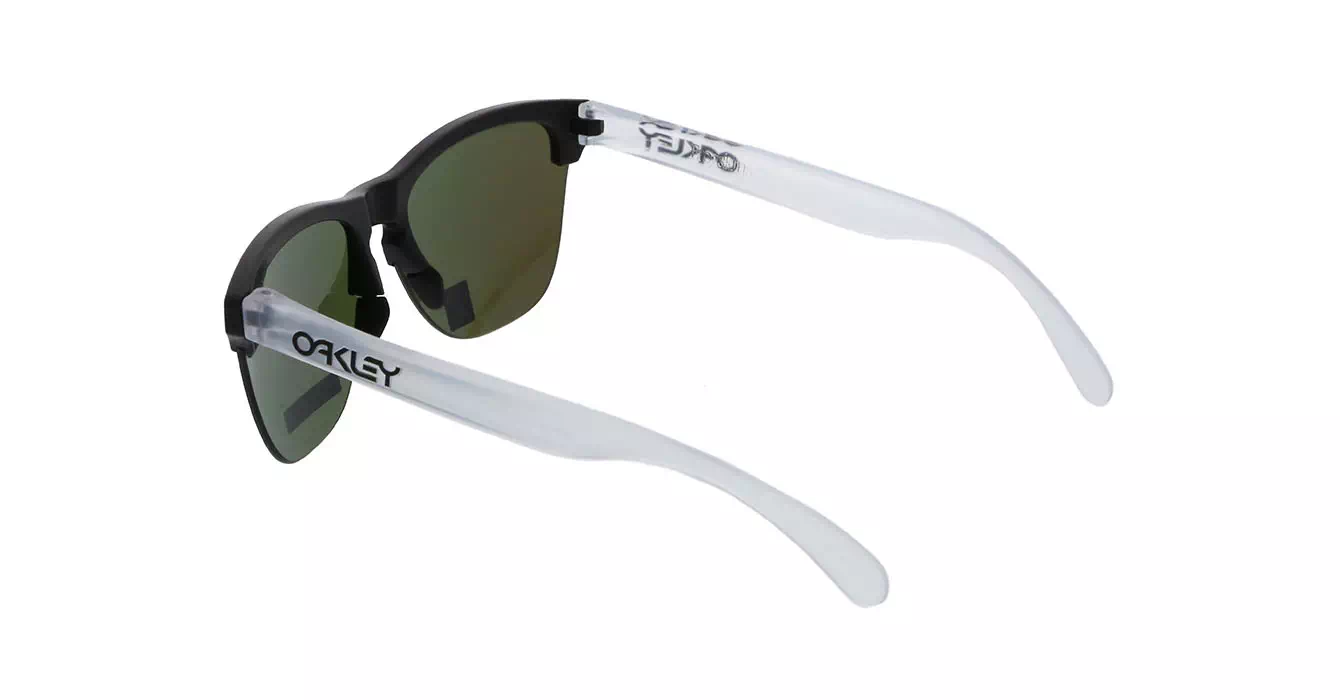 Oakley Frogskins Lite Matte Blk/matte Clear W/prizm Sapph Irid (OO9374-02) s63