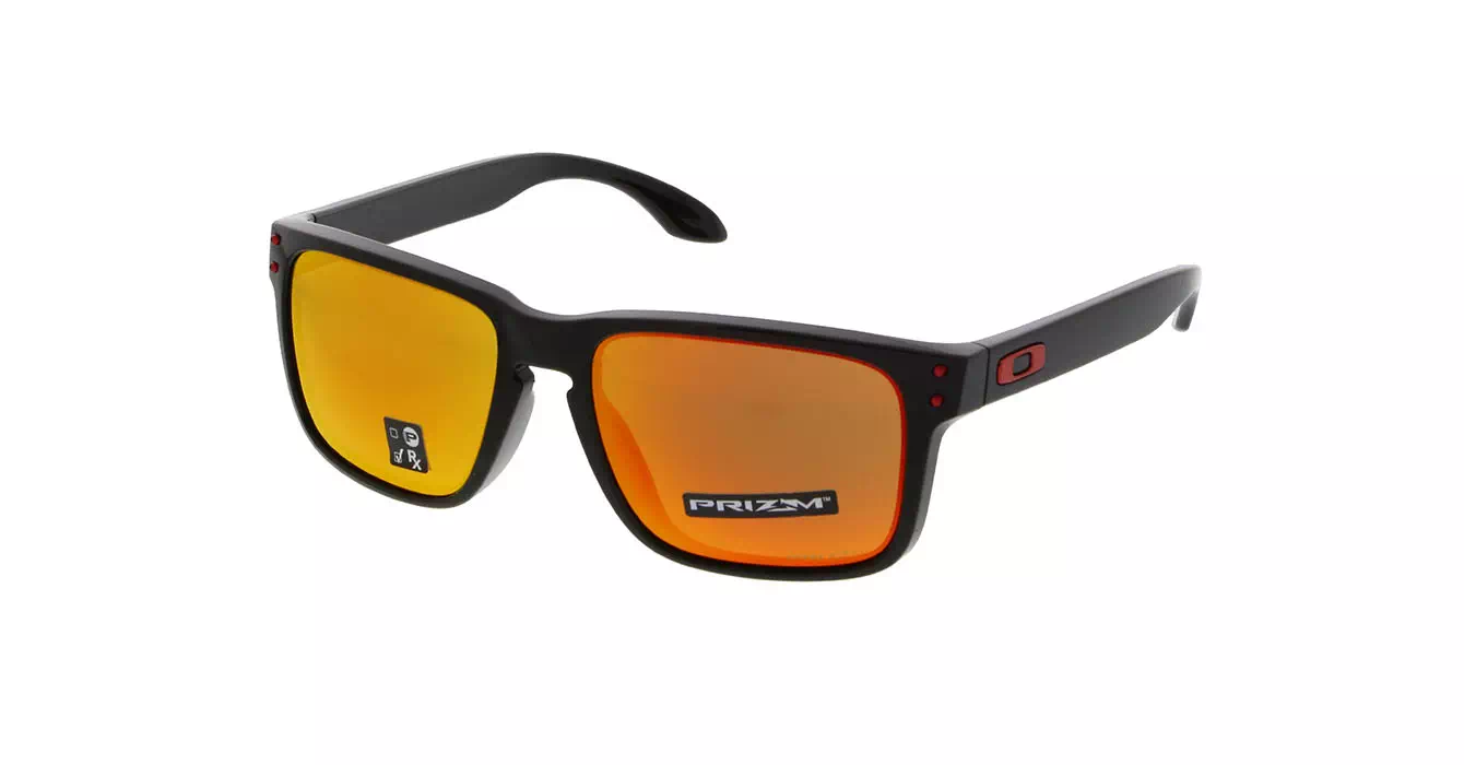 Oakley Holbrook (A) Polished Black W/prizm Ruby (OO9244-31) s56
