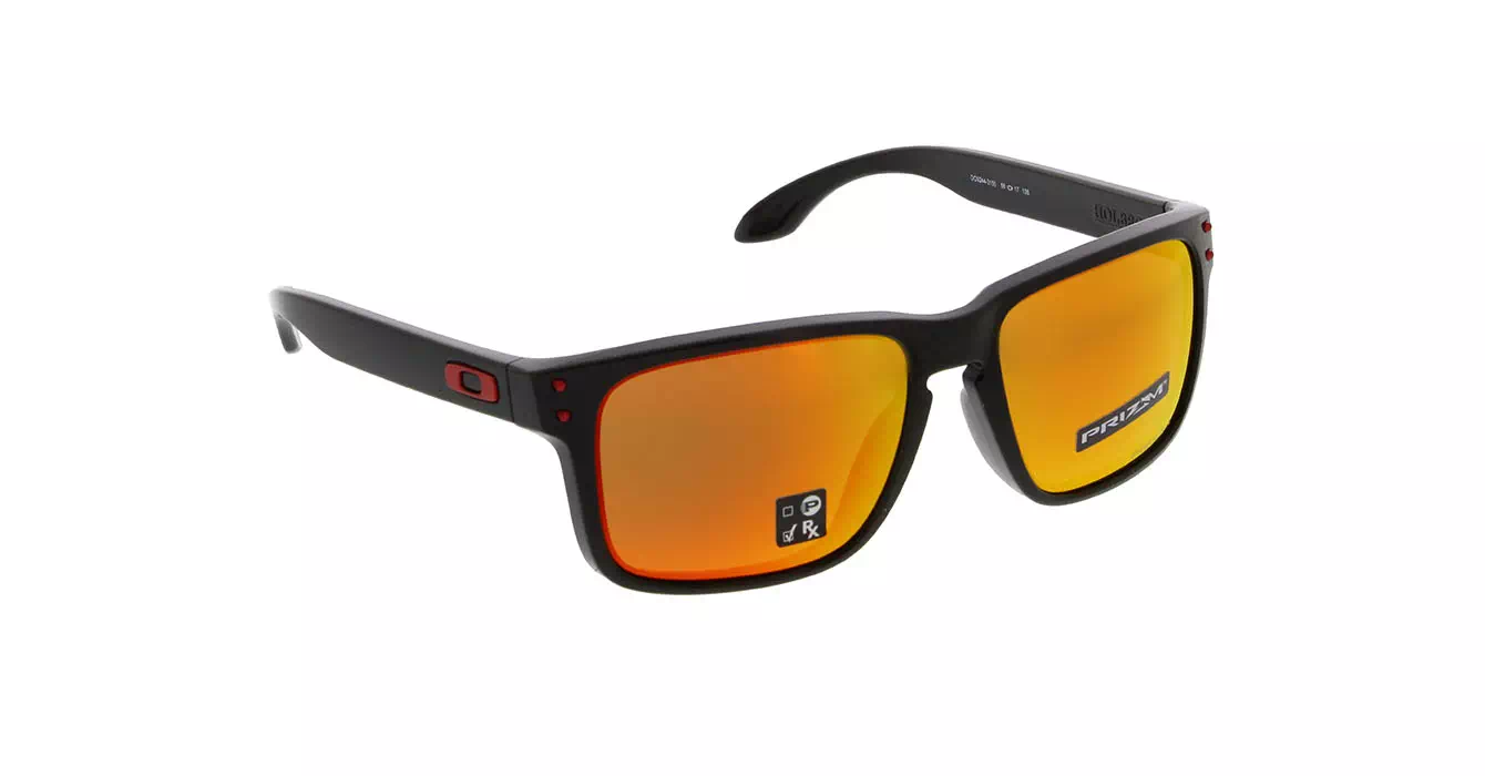 Oakley Holbrook (A) Polished Black W/prizm Ruby (OO9244-31) s56