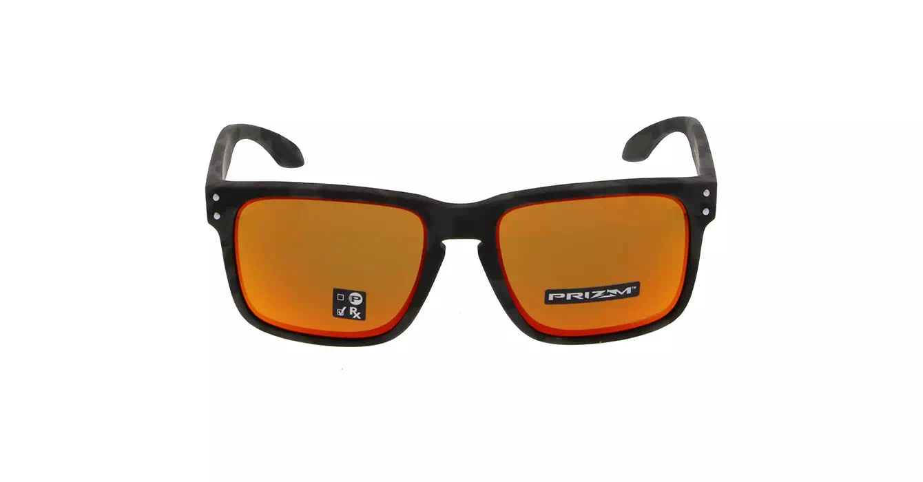Oakley Holbrook (A) Black Camo W/prizm Ruby (OO9244-32) s56