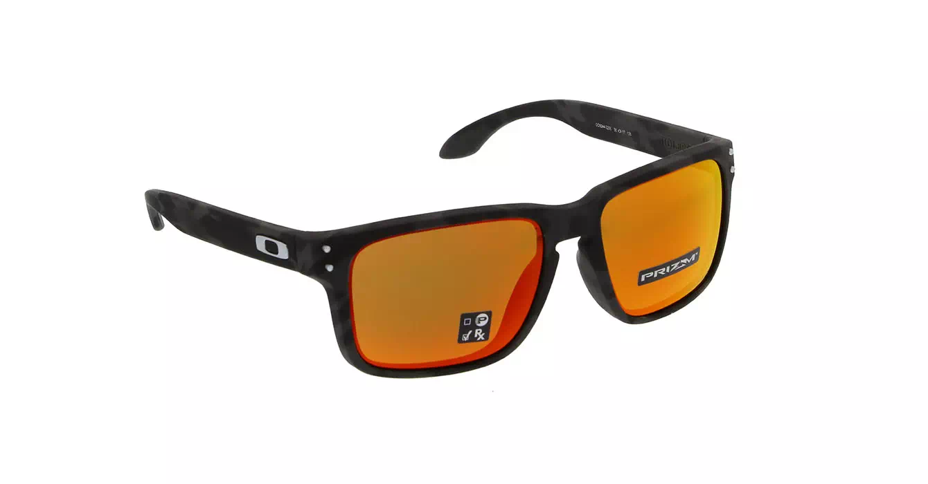 Oakley Holbrook (A) Black Camo W/prizm Ruby (OO9244-32) s56