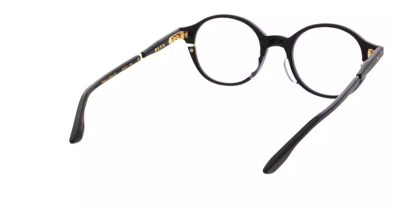 Dita DTX113 col 01AF W/BLK-GOLD SIGLO