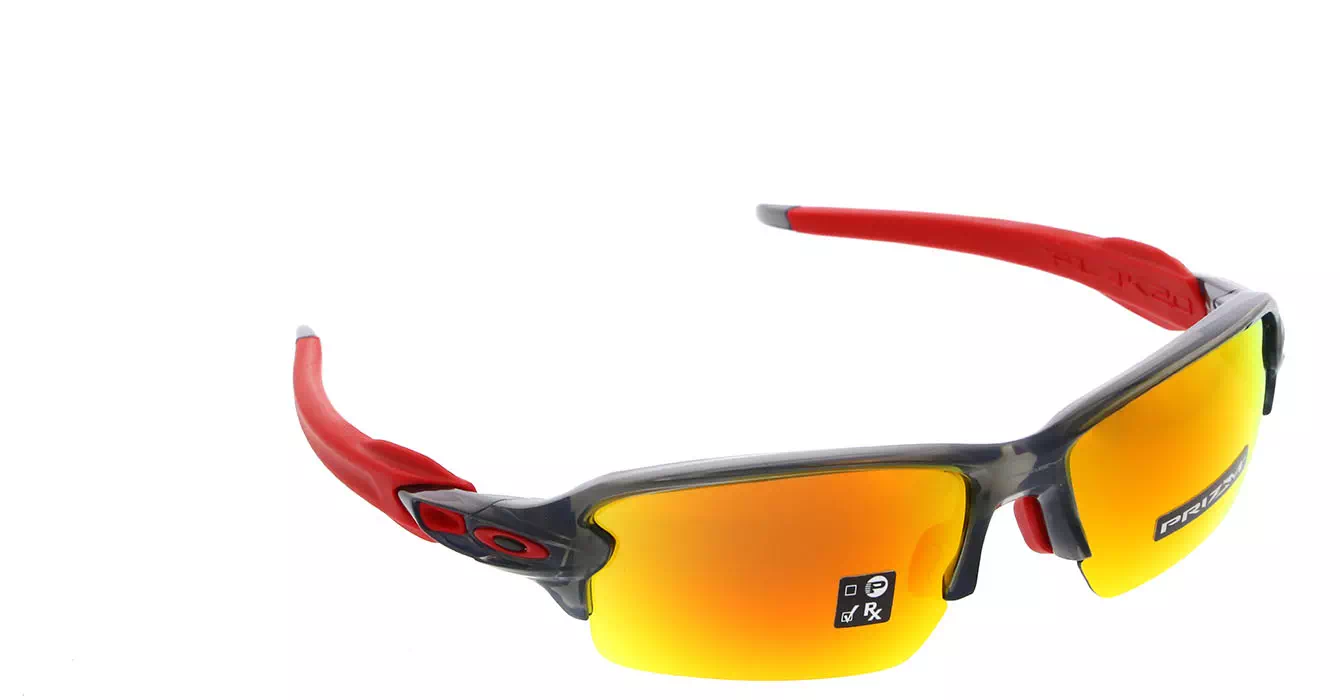 Oakley Flak 2.0 (A) Grey Smoke W/prizm Ruby (OO9271-30) s61