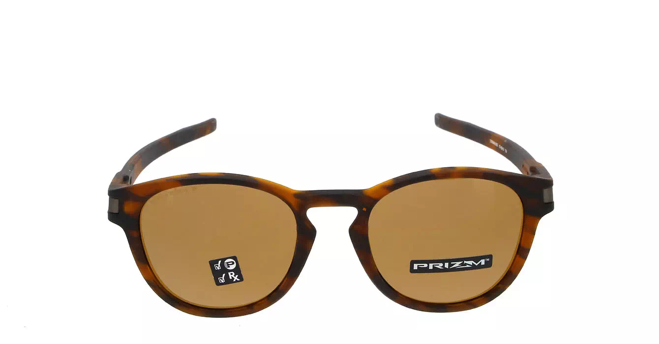 Oakley (A) Latch Matte Brown Tortoise W/prizm Tungsten Polar (OO9349-20) s53