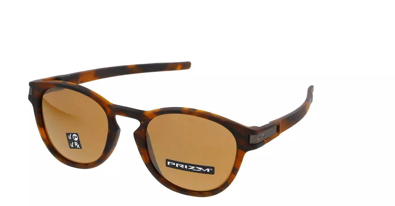 Oakley (A) Latch Matte Brown Tortoise W/prizm Tungsten Polar (OO9349-20) s53