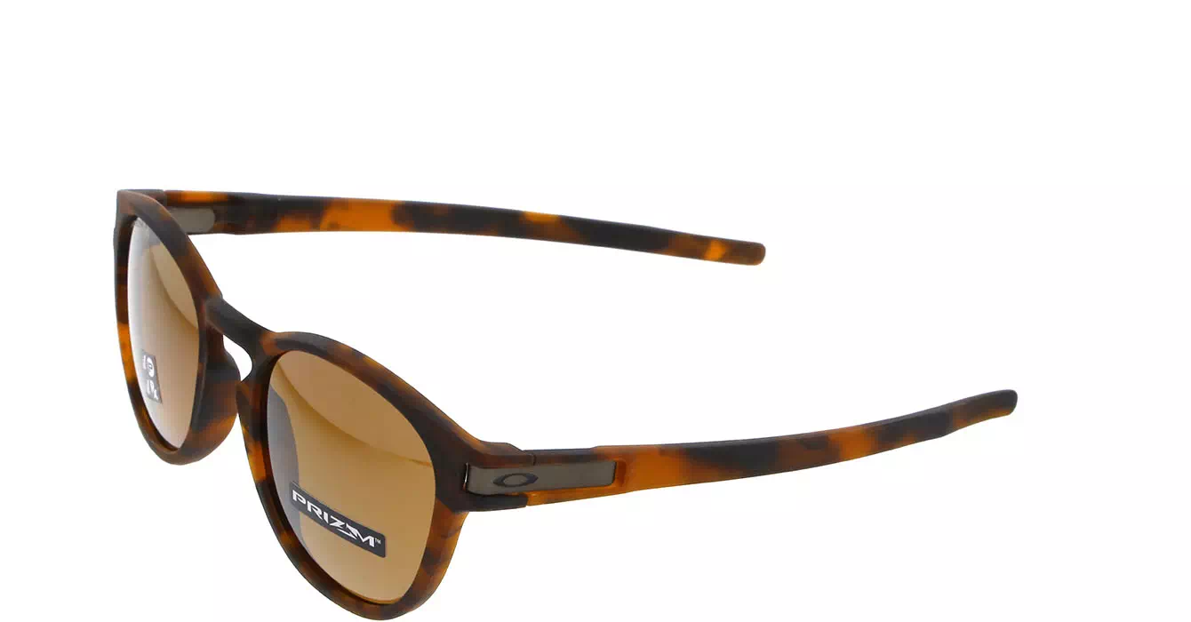 Oakley (A) Latch Matte Brown Tortoise W/prizm Tungsten Polar (OO9349-20) s53