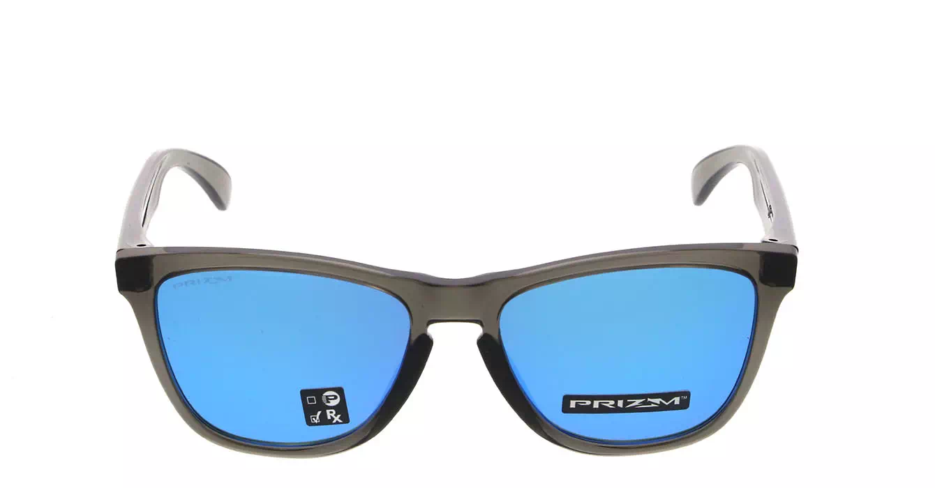 Oakley (A) Frogskins Grey Smoke W/prizm Sapphire Irid (OO9245-74) s54