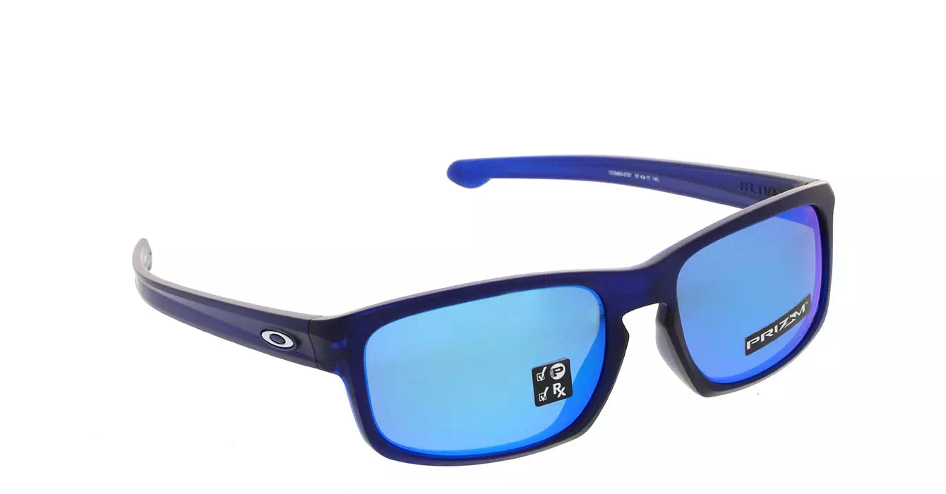 Oakley (A) Sliver Stealth Matte Translucent Blue W/prizm Sapph Polar (OO9409-07) s57