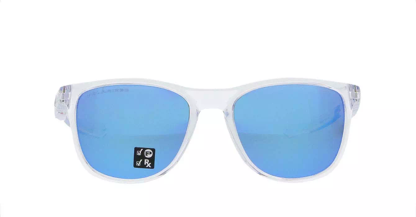 Oakley Trillbe X Plshd Clear W/ Sapphire Irid Polar (OO9340-05) s52