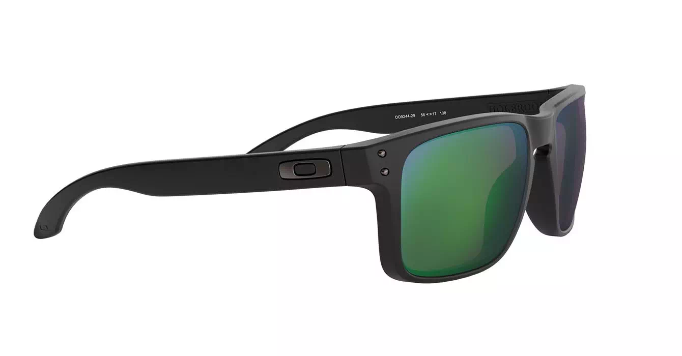 Oakley (A) Holbrook Matte Black Ink W/prizm Jade Irid (OO9244-29) s56