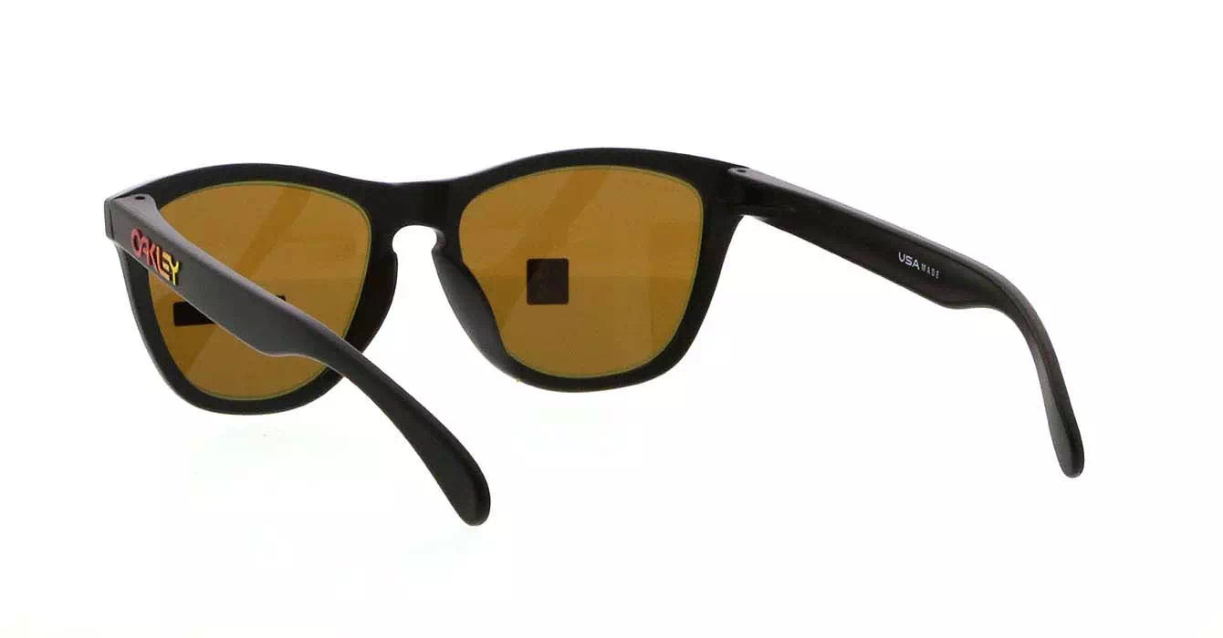 Oakley Fire And Ice Coll Frogskins (A) Matte Black W/prizm Bronze (OO9245-78) s54