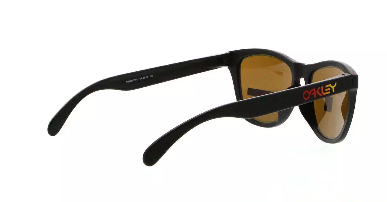 Oakley Fire And Ice Coll Frogskins (A) Matte Black W/prizm Bronze (OO9245-78) s54