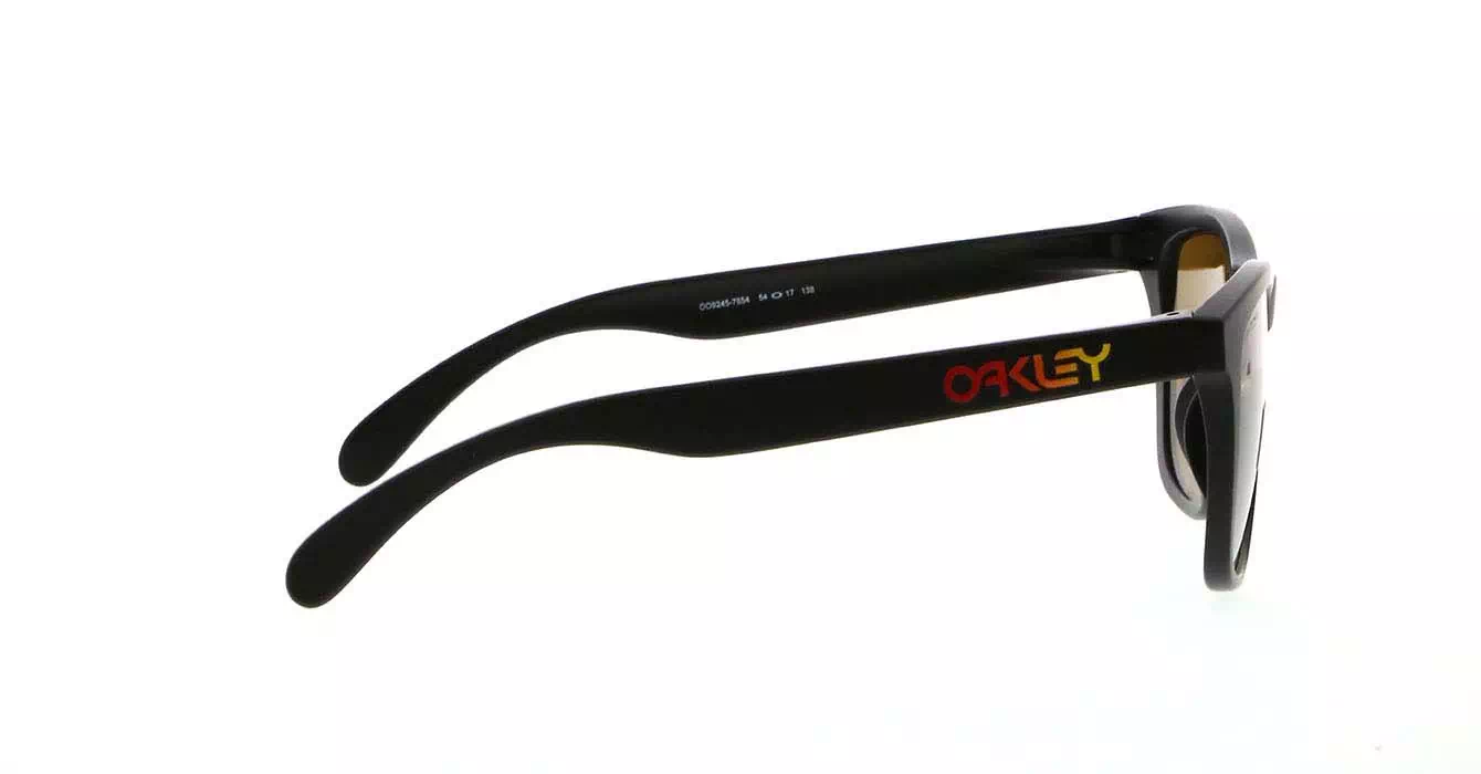 Oakley Fire And Ice Coll Frogskins (A) Matte Black W/prizm Bronze (OO9245-78) s54