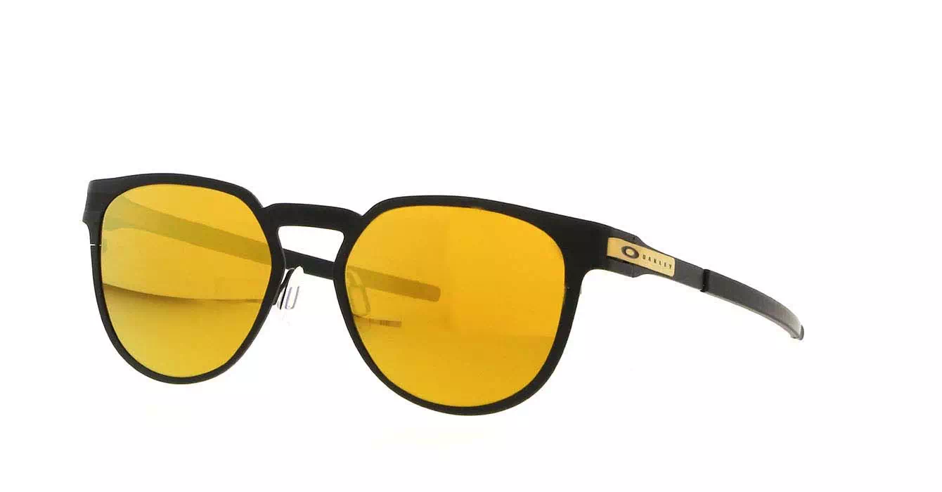 Oakley Diecutter Stn Blk W/ 24k Irid (OO4137-03) s55