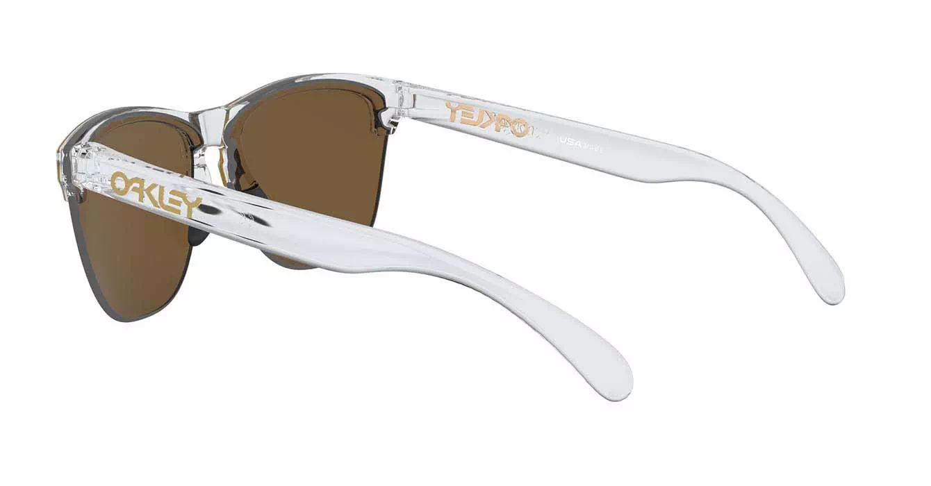Oakley Frogskins Lite Plshd Clear W/24k Iridium (OO9374-13) s63