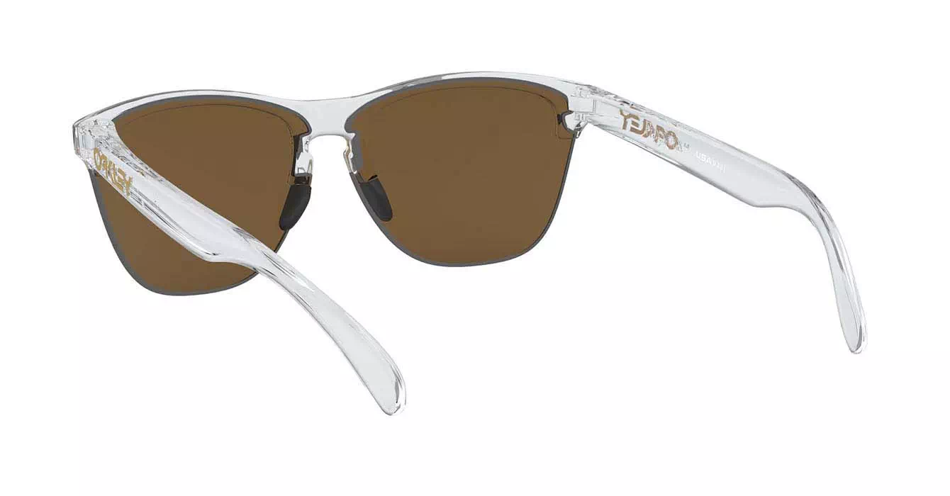 Oakley Frogskins Lite Plshd Clear W/24k Iridium (OO9374-13) s63