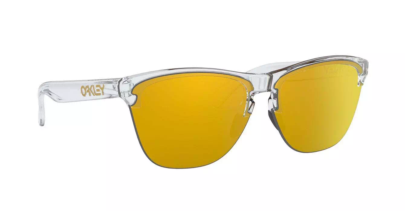 Oakley Frogskins Lite Plshd Clear W/24k Iridium (OO9374-13) s63