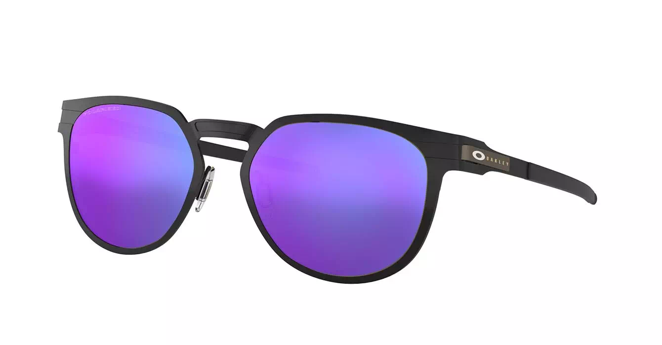 Oakley Diecutter Stn Blk W/ Violet Ird Pol (OO4137-06) s55