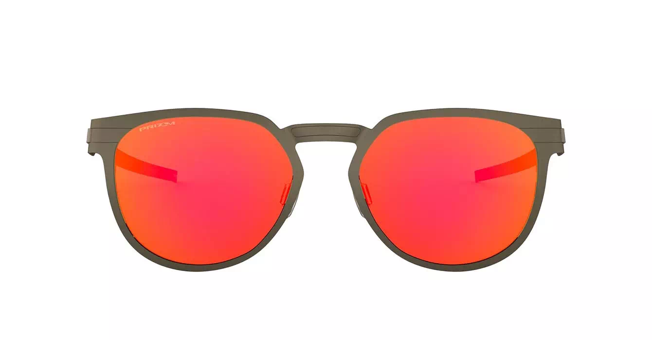 Oakley Diecutter Pewter W/ Prizm Ruby (OO4137-02) s55